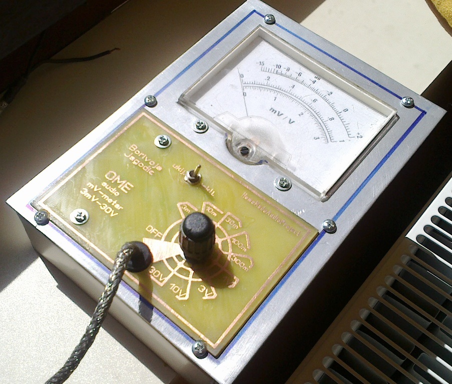 AUDIO MILIVOLTMETAR - Kućište (HomeMadeAudioProject)